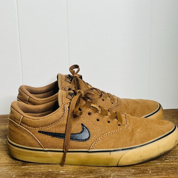 Nike SB Chron 2 Canvas Men's 7.5 Brown Tan - Picture 1 of 6